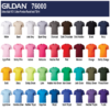 Gildan 76000 All Colours Will Global Trading
