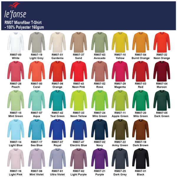 Le fonse RM07 All colours Will Global Trading